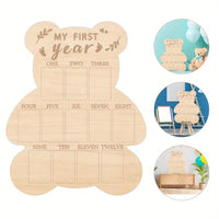 HKM-442835 Modern Poplar Wooden Baby Memorial Photo Frame for Newborns
