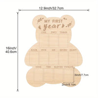 HKM-442835 Modern Poplar Wooden Baby Memorial Photo Frame for Newborns