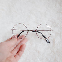 HKM-442899 Round Decorative Pet Sunglasses in Gold and Silver Frames with Various Lens Colors