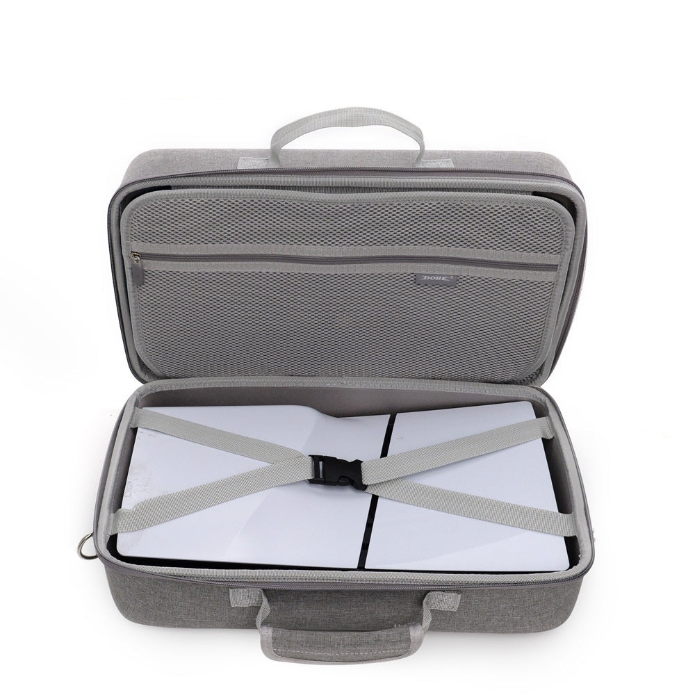 HKM-443091 EVA Storage Protective Bag for PS5 Slim Console - Portable Zippered Design