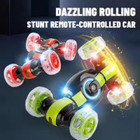 HKM-443155 360° Flip Remote Control Stunt Car with Lights & Music, Dual Remote Control and Gesture Features