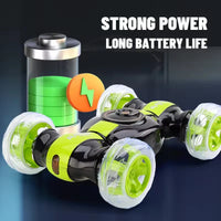 HKM-443155 360° Flip Remote Control Stunt Car with Lights & Music, Dual Remote Control and Gesture Features