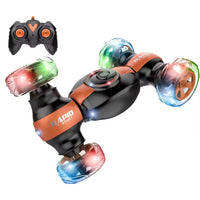 HKM-443155 360° Flip Remote Control Stunt Car with Lights & Music, Dual Remote Control and Gesture Features