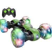 HKM-443155 360° Flip Remote Control Stunt Car with Lights & Music, Dual Remote Control and Gesture Features