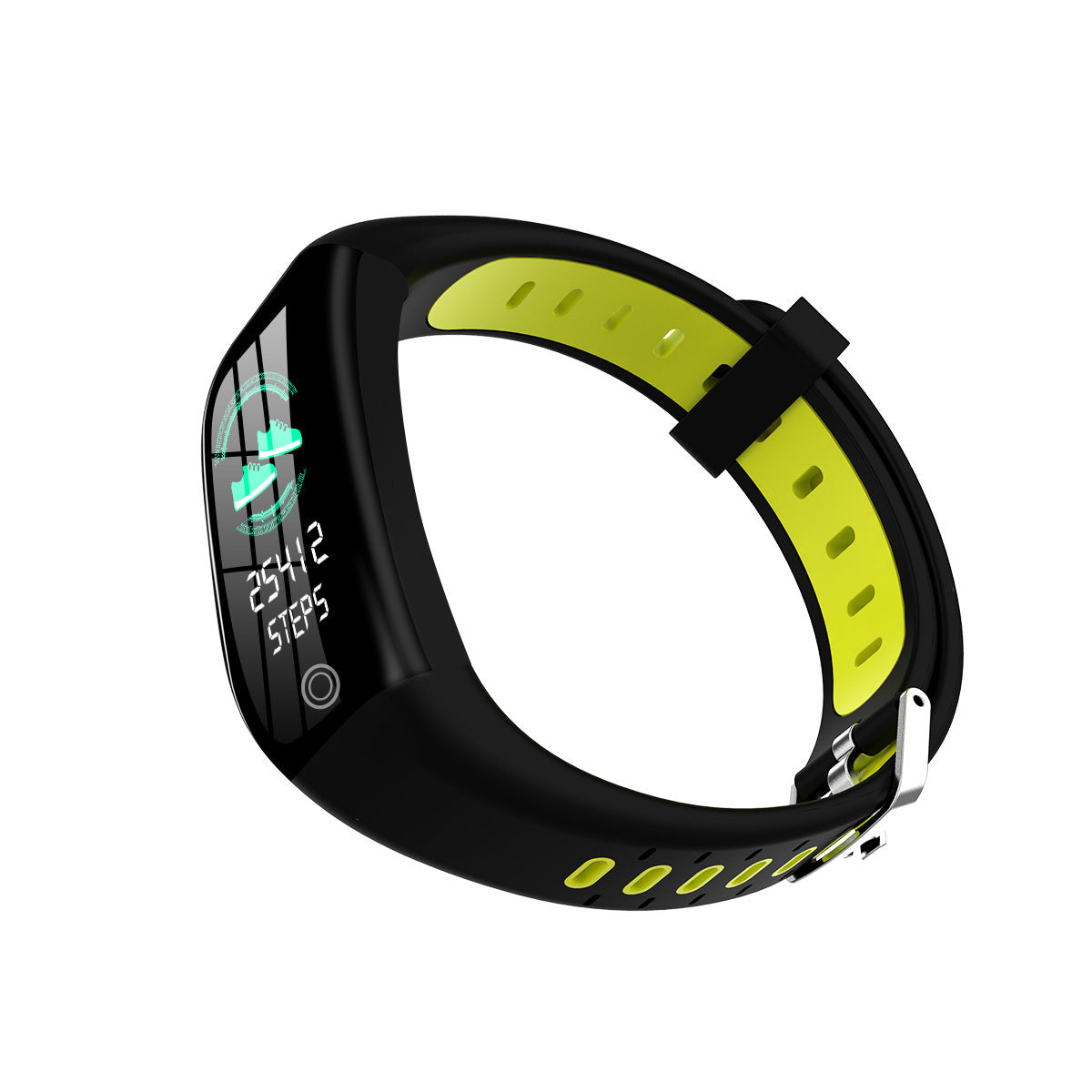 HKM-443411 Smart Sports Bracelet with Heart Rate Monitoring and Sleep Tracking Features, Compatible with iOS and Android Systems, Waterproof Design, Multiple Language Support