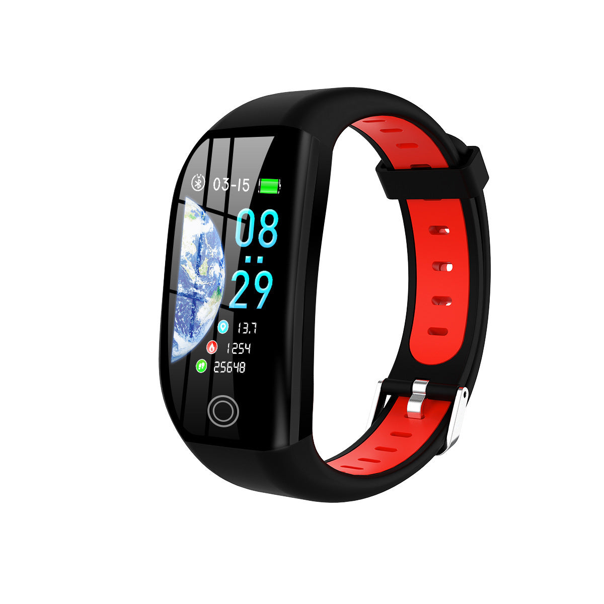 HKM-443411 Smart Sports Bracelet with Heart Rate Monitoring and Sleep Tracking Features, Compatible with iOS and Android Systems, Waterproof Design, Multiple Language Support