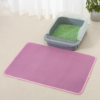 HKM-443667 EVA Double-Layer Anti-Splash Cat Litter Mat in Various Colors and Sizes