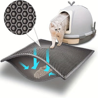 HKM-443667 EVA Double-Layer Anti-Splash Cat Litter Mat in Various Colors and Sizes