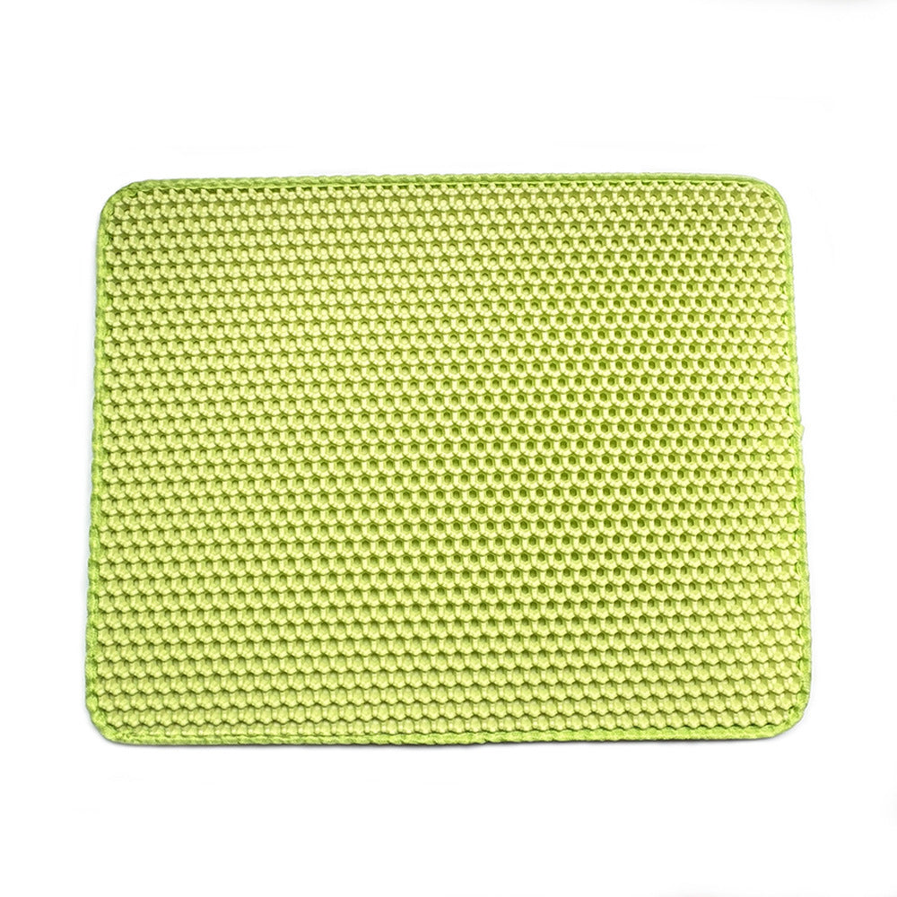 HKM-443667 EVA Double-Layer Anti-Splash Cat Litter Mat in Various Colors and Sizes