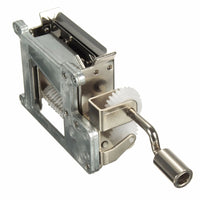 HKM-443731 DIY Hand-Cranked Music Box Movement with 20 Blank Paper Tapes and Punch Tool