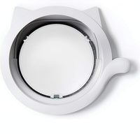 HKM-443731 Intelligent Control Pet Door - Adjustable Size, Durable ABS Material, Available in White and Black