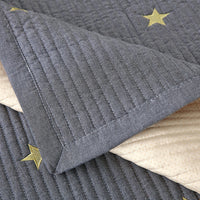HKM-443795 Breathable Non-Slip Cotton Mat with Fine Quilting and Reactive Printing