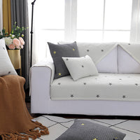 HKM-443795 Breathable Non-Slip Cotton Mat with Fine Quilting and Reactive Printing