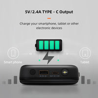 HKM-443923 11100mAh Car Emergency Power Supply with USB and 12V Start Port
