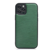 HKM-443987 Leather Protective Case for iPhone - Simple European Style, Dirt Resistant and Explosion-Proof