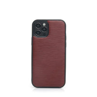 HKM-443987 Leather Protective Case for iPhone - Simple European Style, Dirt Resistant and Explosion-Proof