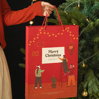 HKM-444179 Creative Blind Box Christmas Gift Set - Includes Hard Box and Handbag for Small Gifts and Treats
