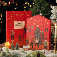 HKM-444179 Creative Blind Box Christmas Gift Set - Includes Hard Box and Handbag for Small Gifts and Treats