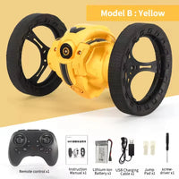 HKM-444307 Bouncing Remote Control Stunt Car with WiFi Camera and 360-Degree Rotation for Indoor and Outdoor Fun