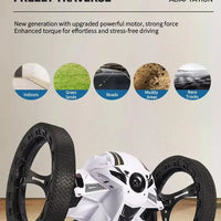 HKM-444307 Bouncing Remote Control Stunt Car with WiFi Camera and 360-Degree Rotation for Indoor and Outdoor Fun