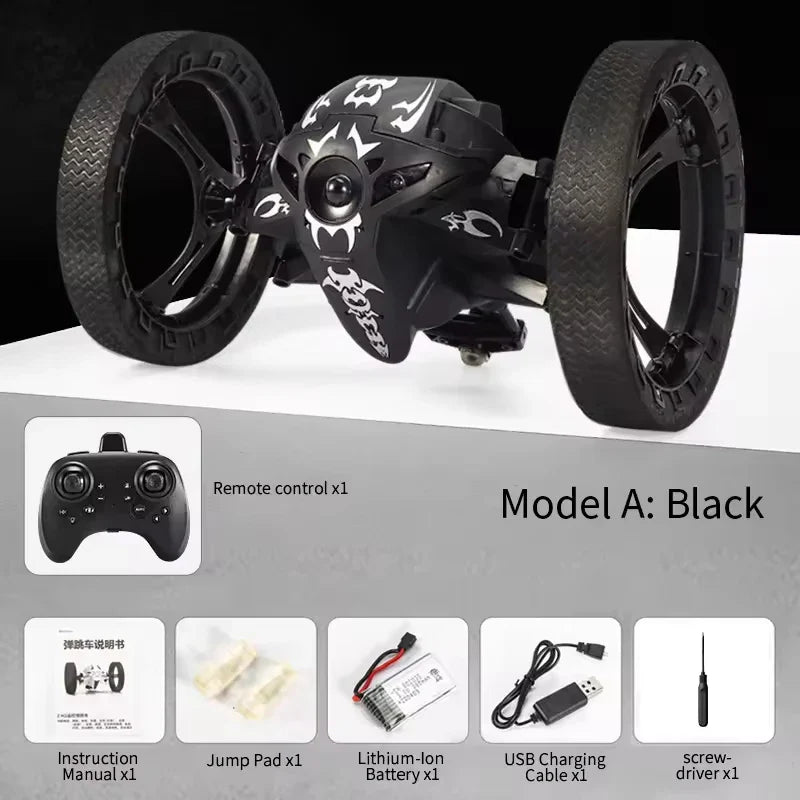 HKM-444307 Bouncing Remote Control Stunt Car with WiFi Camera and 360-Degree Rotation for Indoor and Outdoor Fun