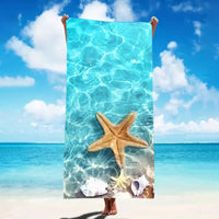 HKM-444307 Microfiber Quick-Drying Beach Towel – Fashion Casual Design, Multiple Colors Available