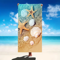 HKM-444307 Microfiber Quick-Drying Beach Towel – Fashion Casual Design, Multiple Colors Available