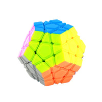 HKM-444627 Magic Cube Puzzle Set - 4 in 1 Stickerless Speedcubing Toys for All Ages