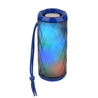 HKM-444755 Portable Outdoor Bluetooth Speaker with LED Lights and FM Radio - 1200mAh Battery, 10M Wireless Range, Supports TF Card and U Disk