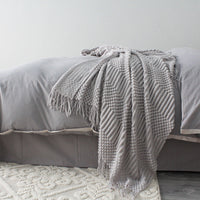 HKM-444819 Cozy Polyester Fiber Nap Blanket - 127 x 170 cm Perfect for Relaxation