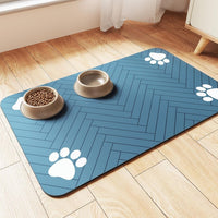 HKM-445075 Diatom Ooze Feeding Floor Mat for Pets - Splash-Proof, Quick-Drying, and Water-Absorbing