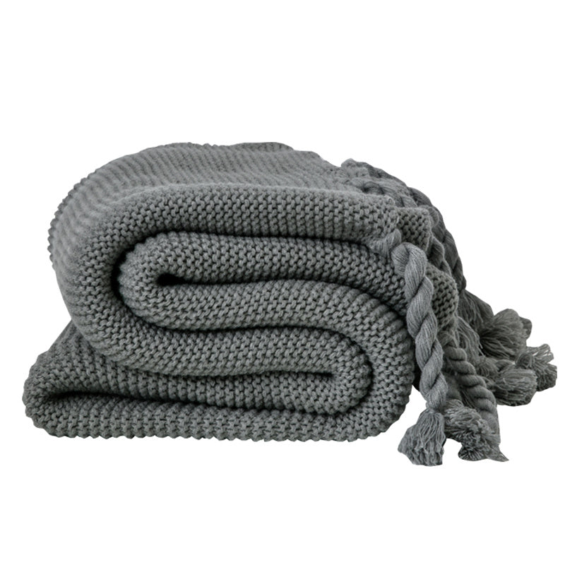 HKM-445203 Multicolor Cotton Towel Sheet for Air Conditioners – Soft, Simple Design for Autumn and Winter