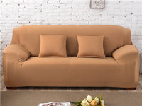 HKM-445267 Universal Non-Slip Sofa Cover in Solid Colors for Sectional & Lounge Furniture