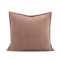 HKM-445331 Red Contrast Cashmere Cushion - Simple Modern Pillow in Various Sizes