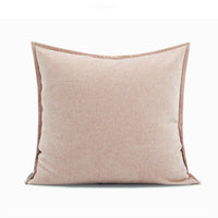 HKM-445331 Red Contrast Cashmere Cushion - Simple Modern Pillow in Various Sizes