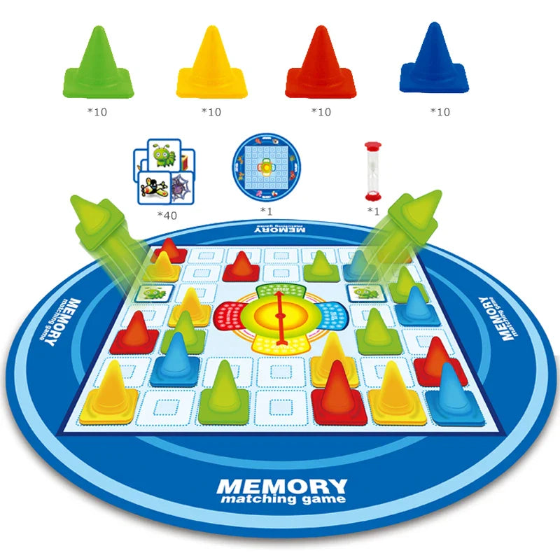 HKM-445779 Interactive Memory Board Game for Family Fun - Parent-Child Memory Development Toy