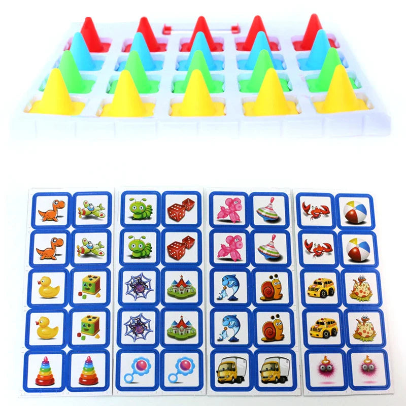 HKM-445779 Interactive Memory Board Game for Family Fun - Parent-Child Memory Development Toy
