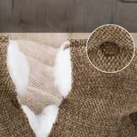 HKM-445843 Bite Resistant Breathable Pet Nest in Army Green, Grey, or Brown, Eco-Friendly Silk Wool, Various Sizes Available