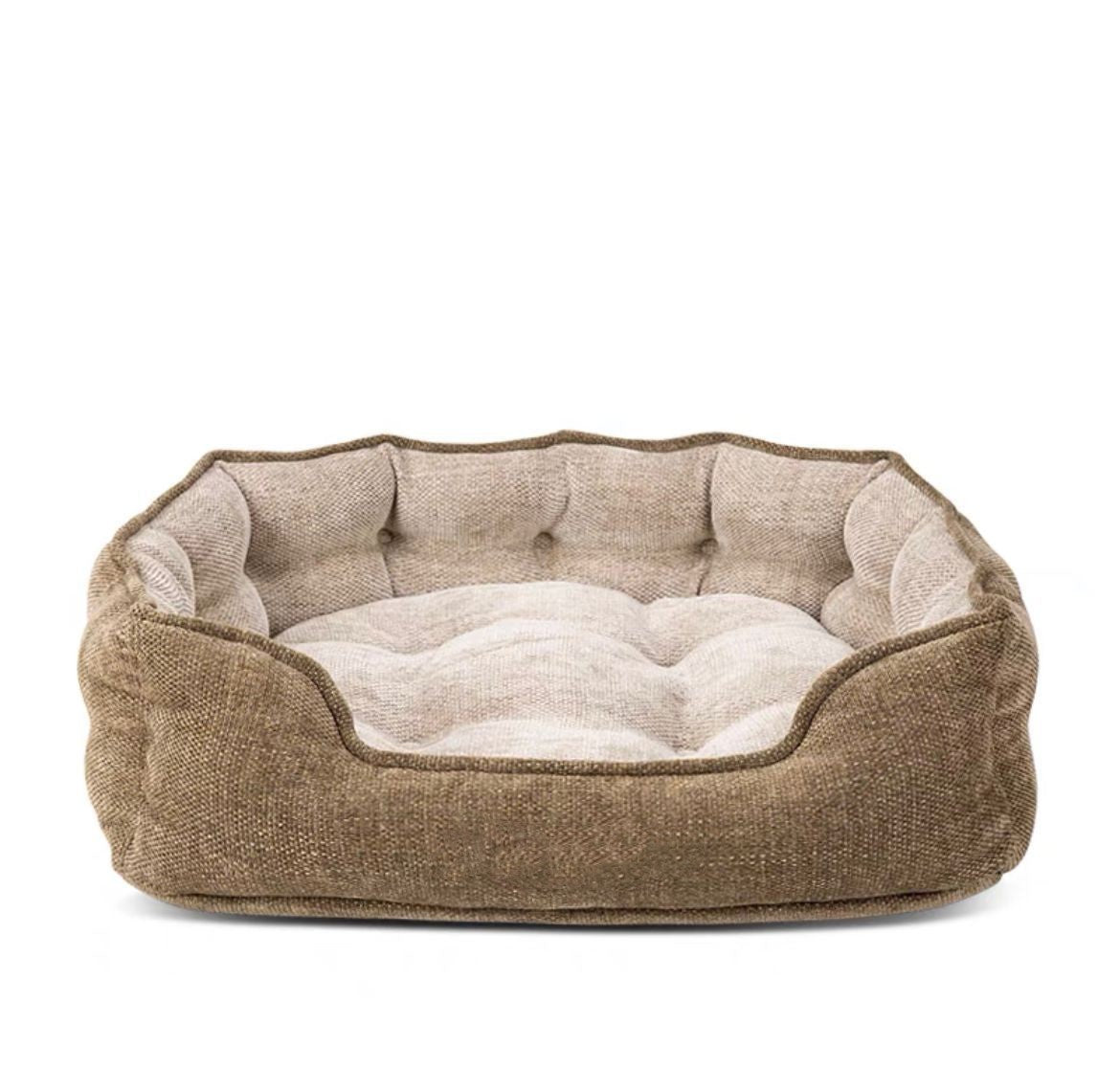 HKM-445843 Bite Resistant Breathable Pet Nest in Army Green, Grey, or Brown, Eco-Friendly Silk Wool, Various Sizes Available