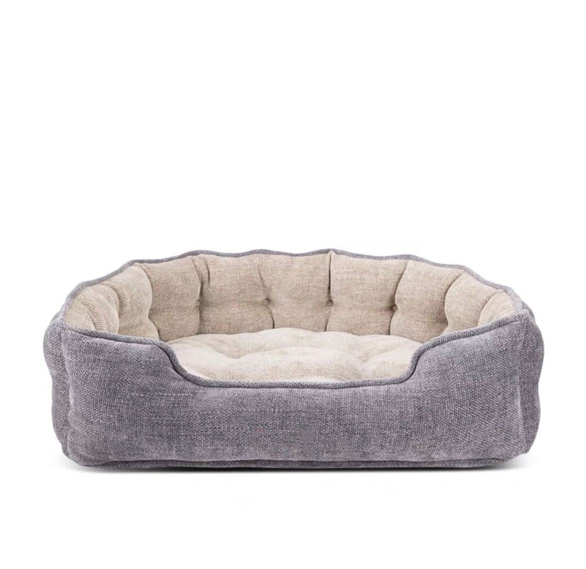 HKM-445843 Bite Resistant Breathable Pet Nest in Army Green, Grey, or Brown, Eco-Friendly Silk Wool, Various Sizes Available