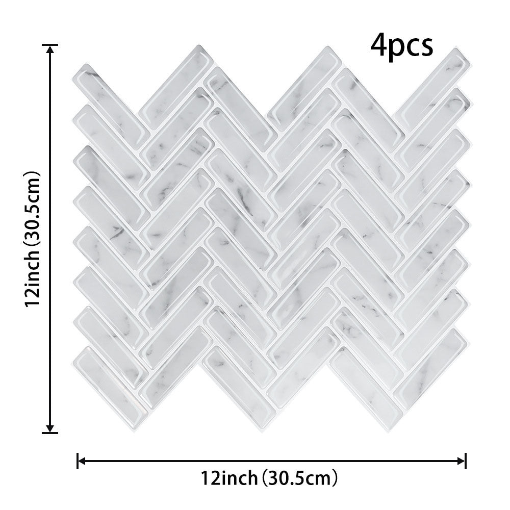 HKM-445971 Waterproof and Oil-Proof Self-Adhesive Wall Sticker for Easy Installation