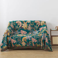 HKM-446035 Four-Layer Pure Cotton Gauze Landscape Blanket - Soft Towel Cover in Two Sizes
