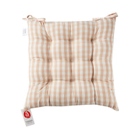 HKM-446099 Washed Cotton Multicolor Cushion – Checker Pattern, 43x43cm, Warm and Cozy