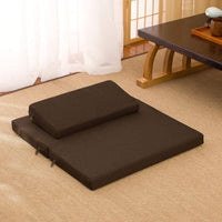 HKM-446163 Linen Cushion with Floral Plant Pattern - 60x60cm in Dark Brown, Crimson, Goose Yellow, Elegant Gray