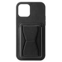 HKM-446291 Faux Leather TPU Back Cover Card Holder Case for iPhone Models