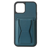 HKM-446291 Faux Leather TPU Back Cover Card Holder Case for iPhone Models