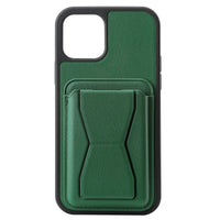 HKM-446291 Faux Leather TPU Back Cover Card Holder Case for iPhone Models