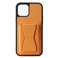 HKM-446291 Faux Leather TPU Back Cover Card Holder Case for iPhone Models