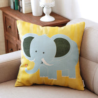 HKM-446419 Cute Cotton and Linen Art Throw Pillow Cushion with Various Animal Designs, Multiple Sizes Available