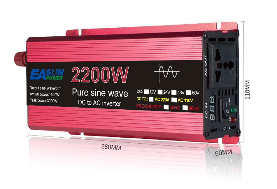 HKM-446547 On-board Electric Power Converter with Adjustable Voltage Output - 1600W, 2200W, 3000W Options